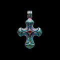 Prism Reliquary Cross Pendant