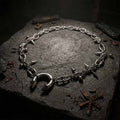 Punk Spike Piercing Stainless Steel Clavicle Necklace