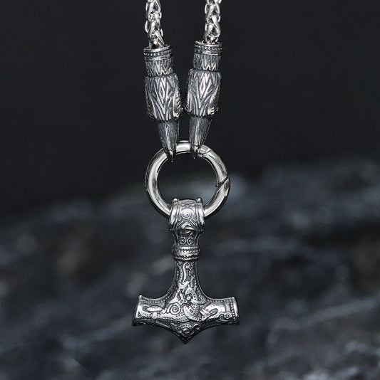 Raven & Hammer Stainless Steel Necklace