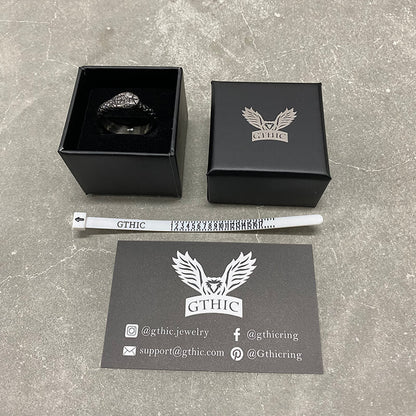 Retro Ouroboros Stainless Steel Snake Ring