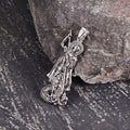 Retro St. George Slay Dragon Stainless Steel Pendant