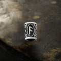Runes Stainless Steel Viking Hair Bead