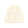 Color Wool-blend Chunky Knitted Beanie Hat