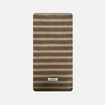 Stylish Multicolor Versatile Striped Soft Wool Scarf