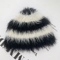 Thick Stripes Nylon Beanie Hat