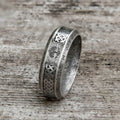 Tree of Life Knot Stainless Steel Viking Band Ring