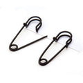 Punk Rock Style Safety Pin Ear Hook Stud Earrings / Exquisite Jewelry for