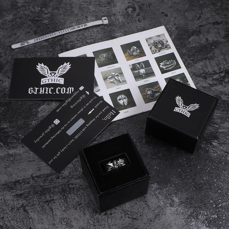 Vampire Bat Stainless Steel Ring