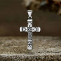 All-seeing Eye Stainless Steel Cross Pendant