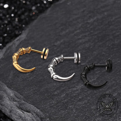 Eagle Claw Stainless Steel Earrings