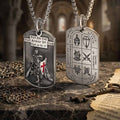 Full Armor of God Knight Stainless Steel Pendant