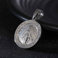 Maria Letters Stainless Steel Religion Pendant