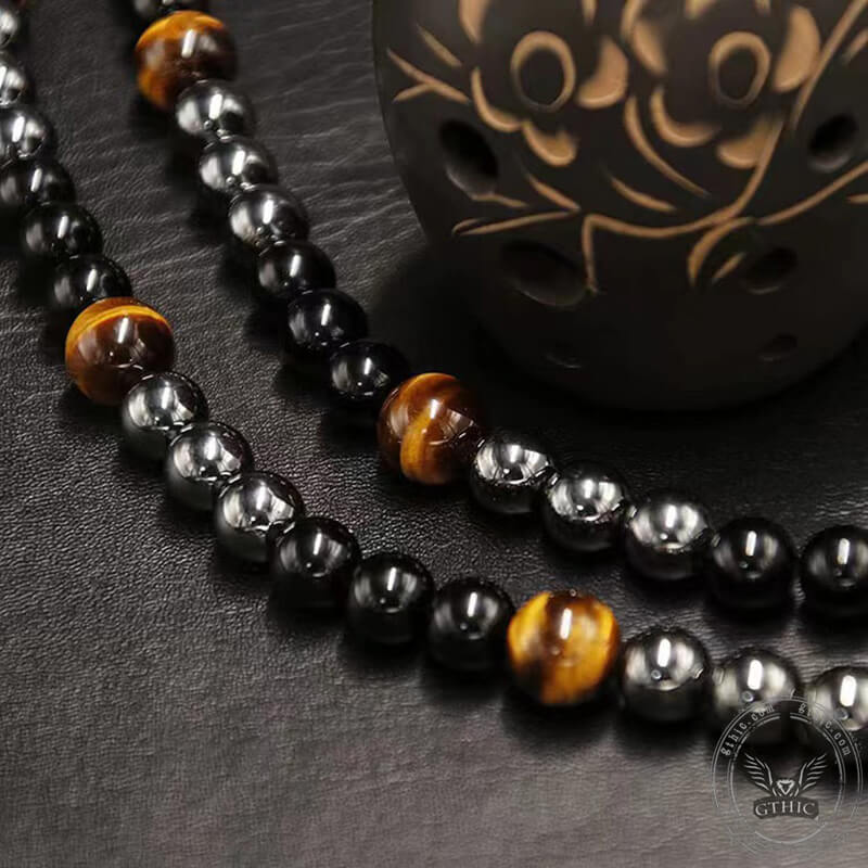 Tiger Eye Stone ���s Bead Necklace