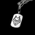 Wolf Tag Pendant