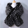 Faux Fur Evening Dress Plush Long Shawl